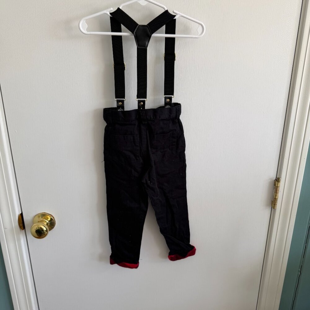 Tommy Bahama Toddler Suspender Pants 12-24 Months - Picture 2 of 3